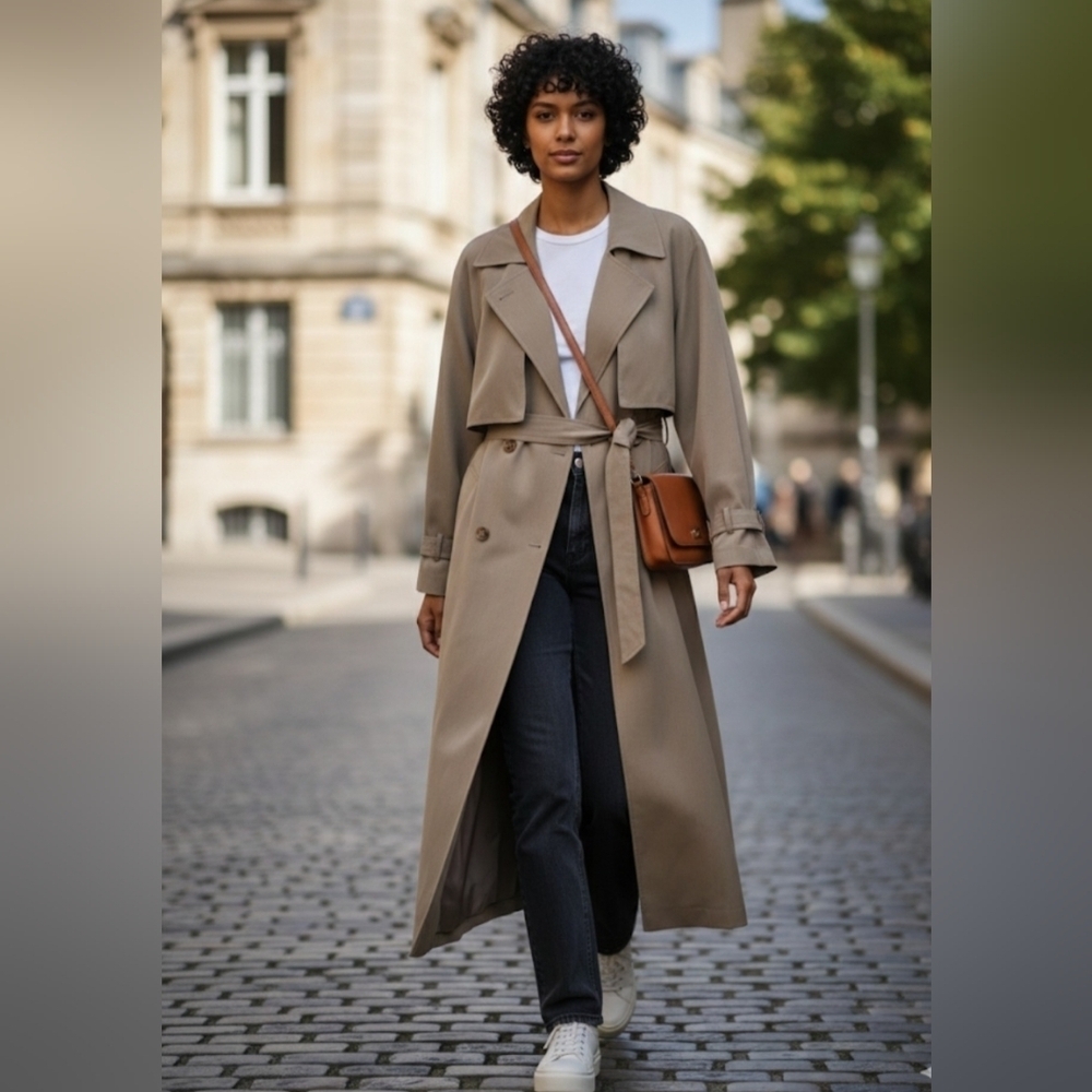 Vintage Utex Disign Trech Coat-Tan Beige Size 10